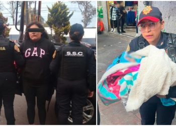 Mujer roba al bebé de su amiga en Ciudad de México; fue detenida