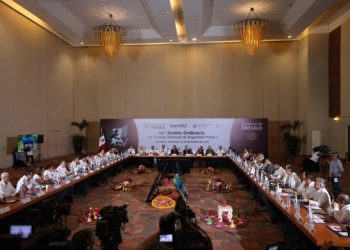 Participa Mara Lezama en Consejo Nacional de Seguridad Pública encabezado por Claudia Sheinbaum