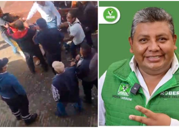 Renuncia edil de Oaxaca tras ser captado golpeando a una mujer