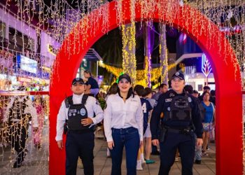 Supervisa Estefanía Mercado seguridad en la Quinta Avenida