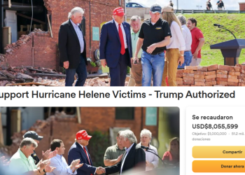 Trump recaudó 8 millones de dólares para afectados por Helene