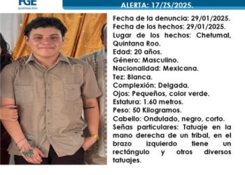 ¡DESAPARECE JOVEN EN CHETUMAL! Buscan a Axel Osvaldo tras encontrar su camioneta abandonada