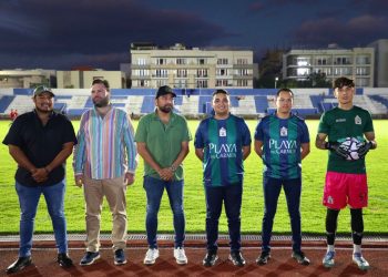Inaugura el presidente del DIF Solidaridad el Torneo de Clausura 2025 de la Liga Premier Profesional del Inter Playa del Carmen