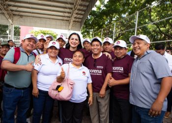 PLAYA DEL CARMEN REAFIRMA SU GRAN APOYO Y FUERZA A MORENA