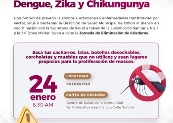 Anuncian jornada de descacharrización en Calderitas