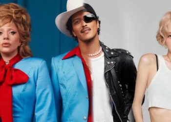 Bruno Mars se une a Lady Gaga y Rosé para una actuación inolvidable en los Grammy