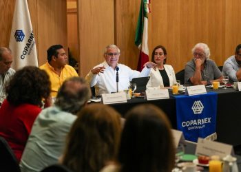 Raciel López Salazar une esfuerzos con empresarios de la Coparmex para llevar ante la justicia a los transgresores de la ley