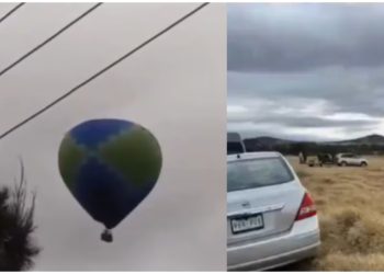 Cae globo aerostático en Edomex; dos turistas extranjeros heridos