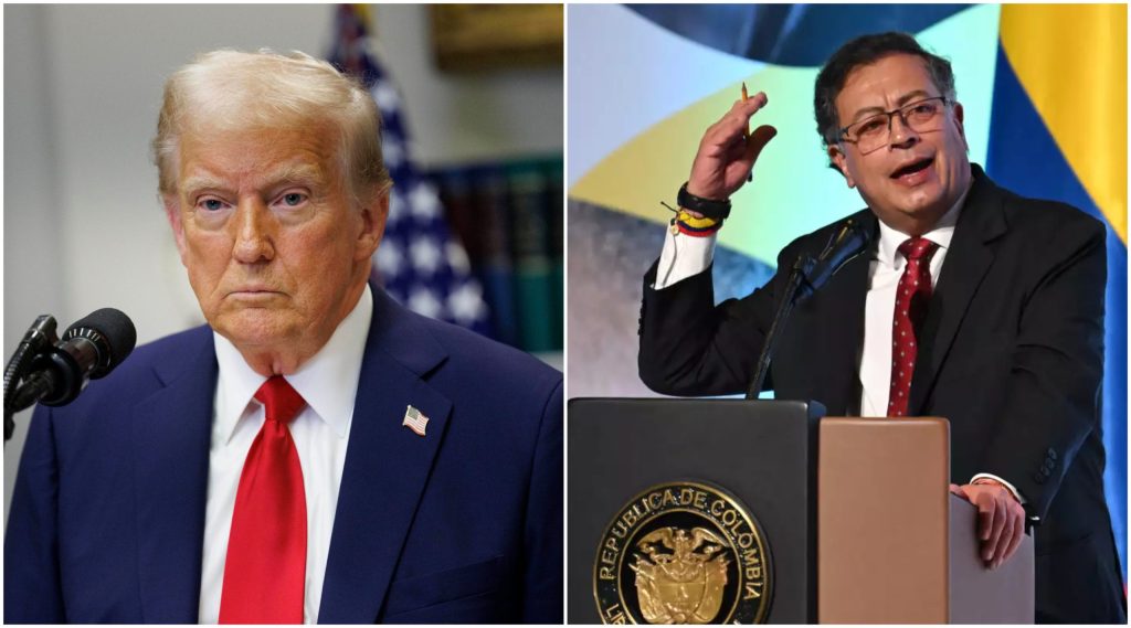 Donald Trump aseguró que la negación de los vuelos con migrantes, por parte del gobierno colombiano de Gustavo Petro, puso en peligro la seguridad nacional y como consecuencia impondrá aranceles de 25 %.