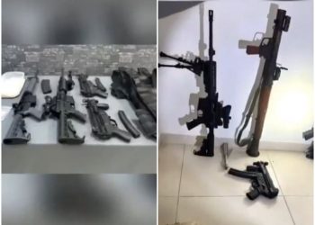 Decomisan cohete, lanzagranadas y subametralladoras del Cártel del Golfo