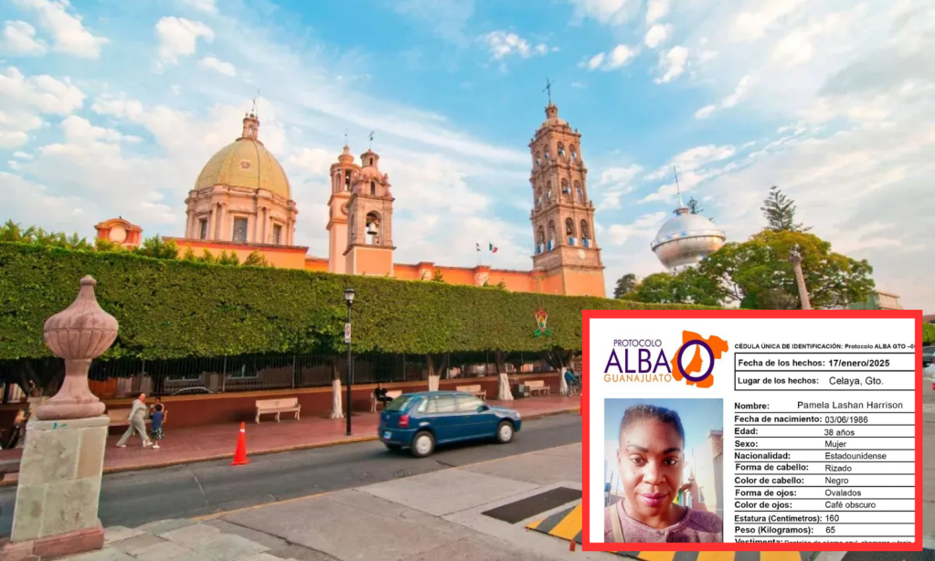 Desaparece Pamela Lashan Harrison, mujer estadounidense, en Celaya, Guanajuato; autoridades activan Protocolo Alba