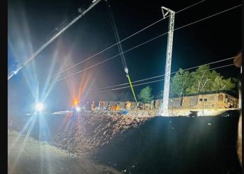 Descarrila vagón con materiales del Tren Maya en Bacalar