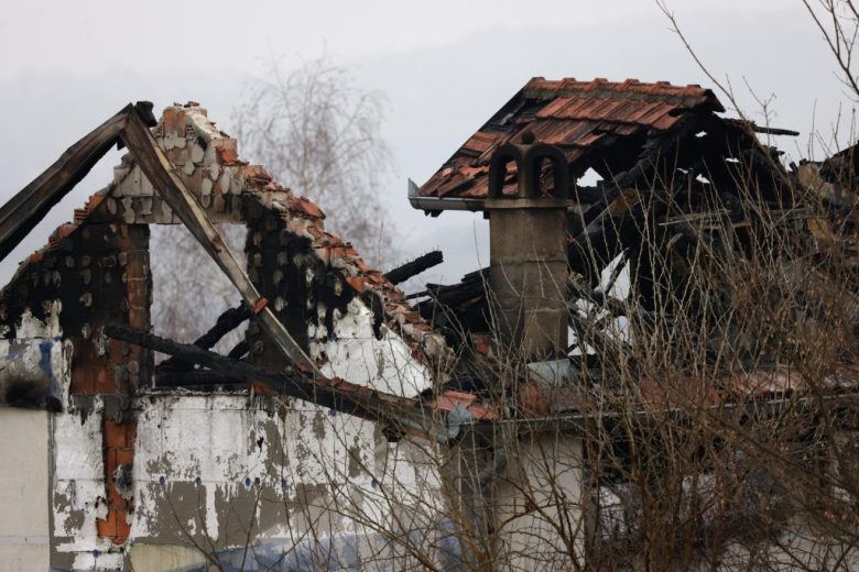 Incendio en Serbia