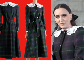 Exhiben incongruencia de Altagracia Gómez: “Consuman en México”, ataviada con diseño italiano de 60 mil