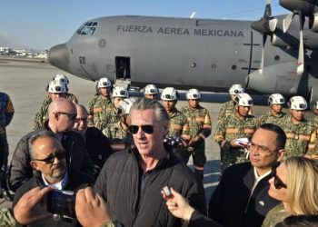 Gobernador de California agradece a la presidenta Sheinbaum el apoyo enviado a Los Ángeles