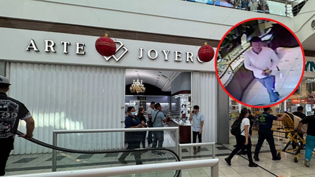 Hombres armados asaltan una joyería dentro del centro comercial Gran Plaza en Cancún, Quintana Roo este domingo