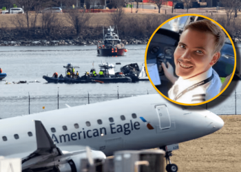 Identifican a pilotos del avión que chocó en Washington; uno iba a casarse