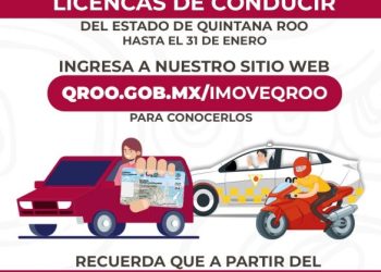 IMOVEQROO mantendrá tarifas vigentes de licencias hasta el 31 de enero para beneficio de la ciudadanía