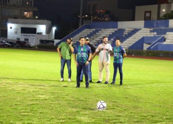 Inaugura el presidente del DIF Solidaridad el Torneo de Clausura 2025 de la Liga Premier Profesional del Inter Playa del Carmen