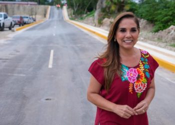 Inaugura Mara Lezama camino de acceso a unidad deportiva Luis Donaldo Colosio, en Benito Juárez