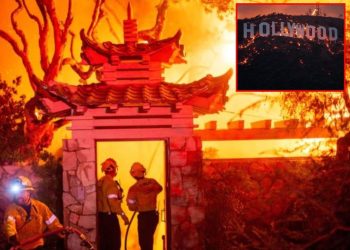 Incendio en California. El Paseo de la Fama es amenazado; qué pasó con las letras de Hollywood