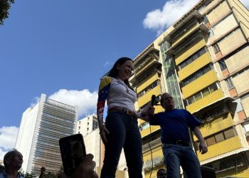 María Corina Machado reaparece en Caracas durante las protestas contra Nicolás Maduro