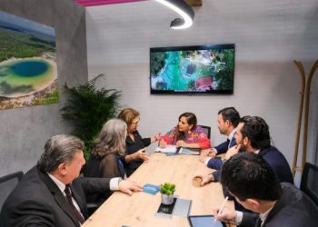 Mayor conectividad aérea con el mundo y fortalecimiento del segmento de turismo de convenciones, primeros logros en FITUR 2025: Mara Lezama