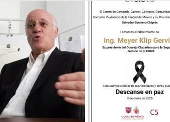 Muere Meyer Klip Gervitz, fundador del Consejo Ciudadano en CDMX