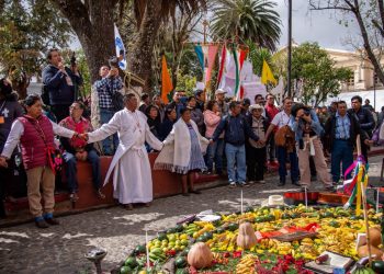 Multitudinaria manifestación en Chiapas