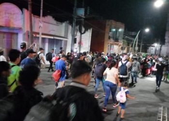 Parte desde Tapachula primera caravana migrante de 2025