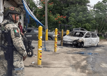 Quema de autos en Tabasco por captura de líder de “La Barredora”