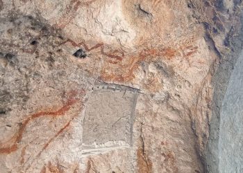 Roban en México pintura rupestre de cientos de años de antigüedad