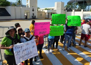 Se registran protestas durante la visita de Claudia Sheinbaum a Acapulco