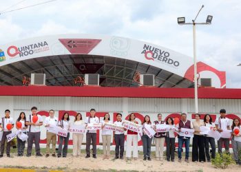 INAUGURAN DOMO DEL CBTIS 272 Y SE FORTALECE INFRAESTRUCTURA EDUCATIVA