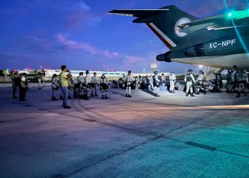 120 Elementos de la Guardia Nacional Dejan Cancún para Fortalecer la Lucha Contra el Narcotráfico en la Frontera Norte