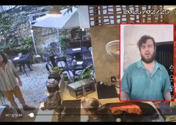 VIDEO «¡Indignación total! Activista catalán desata terror en cafetería de Mérida»