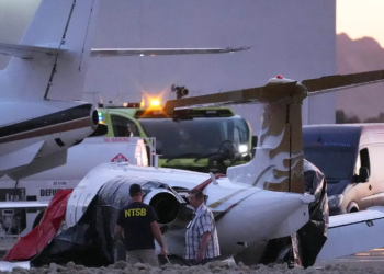 VIDEO: Choque de jets en el Aeropuerto de Arizona deja un muerto y varios heridos