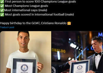 Guinness World Records: ¡Felicita a Cristiano Ronaldo!» de manera GOAT