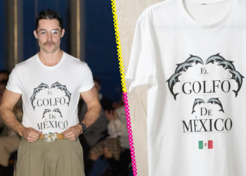 A la venta playera del ‘Golfo de México’ con la que desfiló Patricio Campillo en el Fashion Week de New York