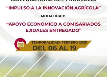 Abre SEDARPE ventanillas de registro de apoyos del programa “Impulso a la Innovación Agrícola”