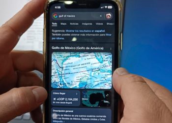Apple también renombra al Golfo de México como “Golfo de América”