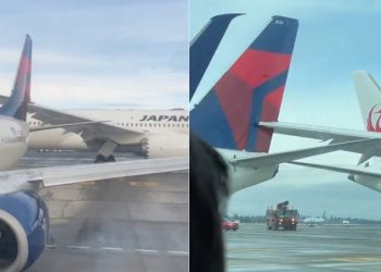 Avión de Japan Airlines choca con otro de Delta Air Lines en Seattle