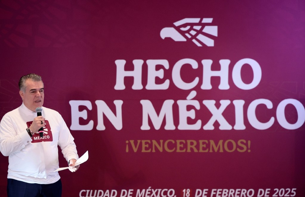 Francisco Cervantes, presidente del CCE, en la presentación de la campaña “Hecho en México”, advirtió del impacto de los aranceles