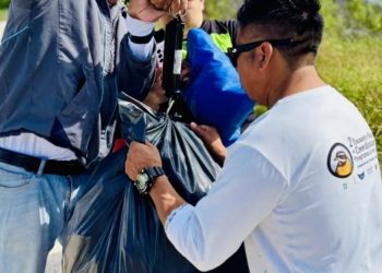 Cierra FPMC el primer mes del año con la recolecta de 520 kilos de desechos en Punta Sur
