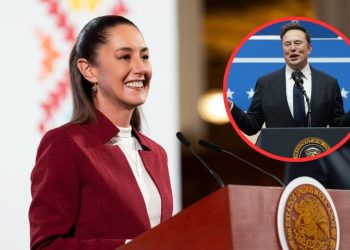 Claudia Sheinbaum niega “narco-gobierno” en México; Elon Musk se burla de ella