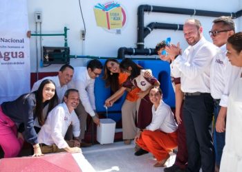 Con “Escuelas con Agua”, se cierran brechas de desigualdad para el bienestar de alumnos de instituciones públicas: Mara Lezama