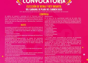 Convocan a participar en Carnaval de Playa del Carmen, “Caribe Neón”