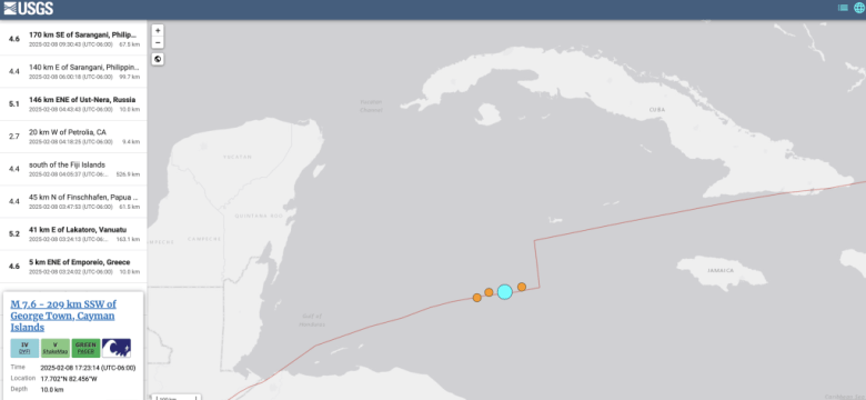 sismo del caribe