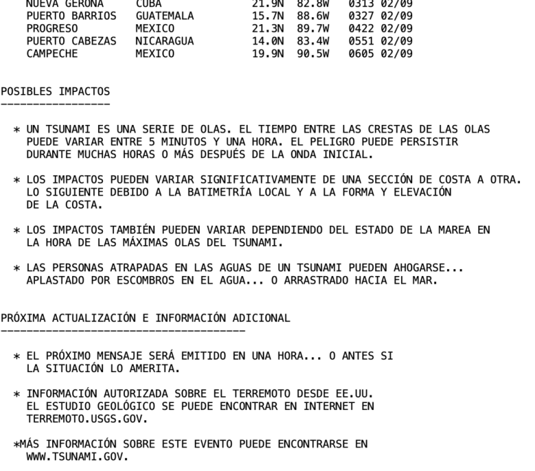 sismo del caribe