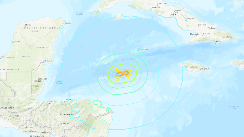 sismo del Caribe